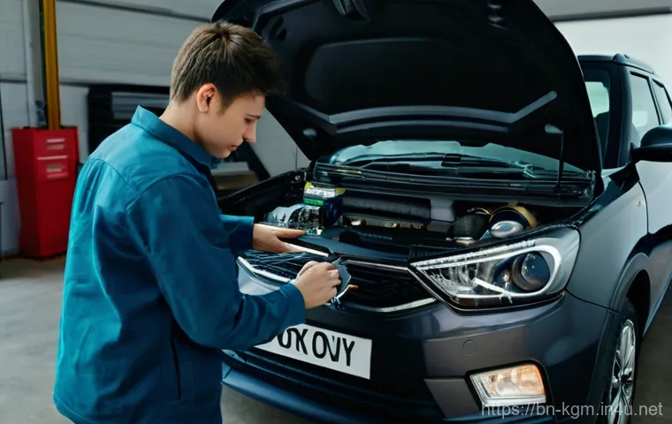 쌍용 티볼리 유지비 절약 방법 - **Prompt:** A dynamic, low-angle shot of a SsangYong Tivoli driving smoothly and efficiently on a we...